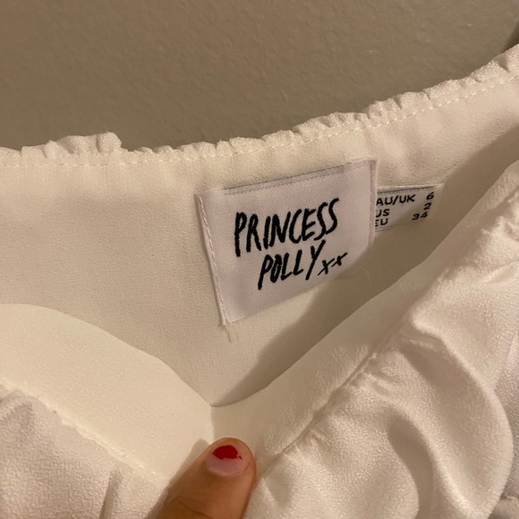 White princess Polly crop top - Picture 3 of 3